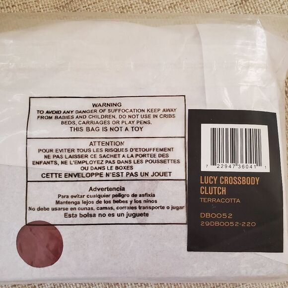 Frye Lucy Leather Crossbody Clutch in Terracotta - NEW - Picture 14 of 14